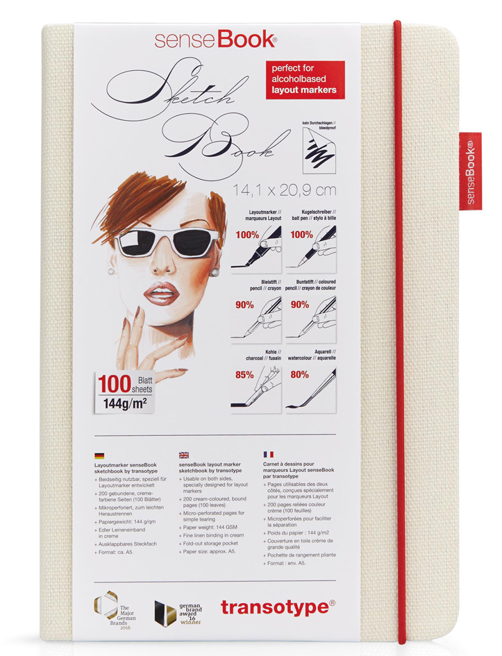 transotype Skizzenbuch 'senseBook sketchbook', DIN A5 transotype Skizzenbuch 'senseBook sketchbook', DIN A5