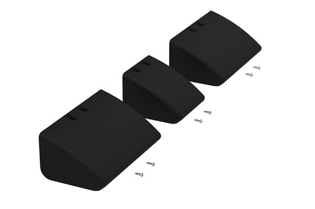Dachträgersystem FIAMMA Kit Roof Rail D Extra Cover Farbe deep black