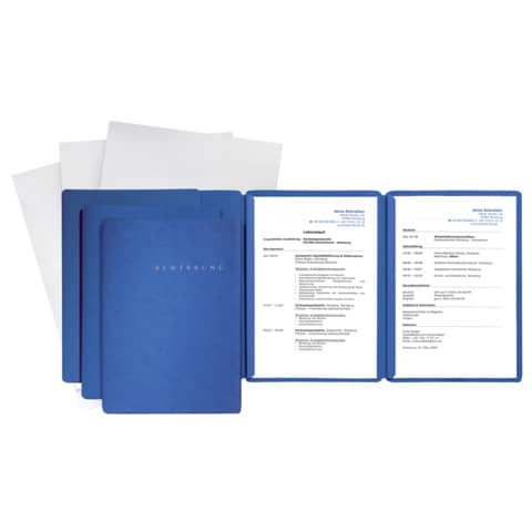 Pagna-Bewerbungsset Special Basic blau 3 Stück