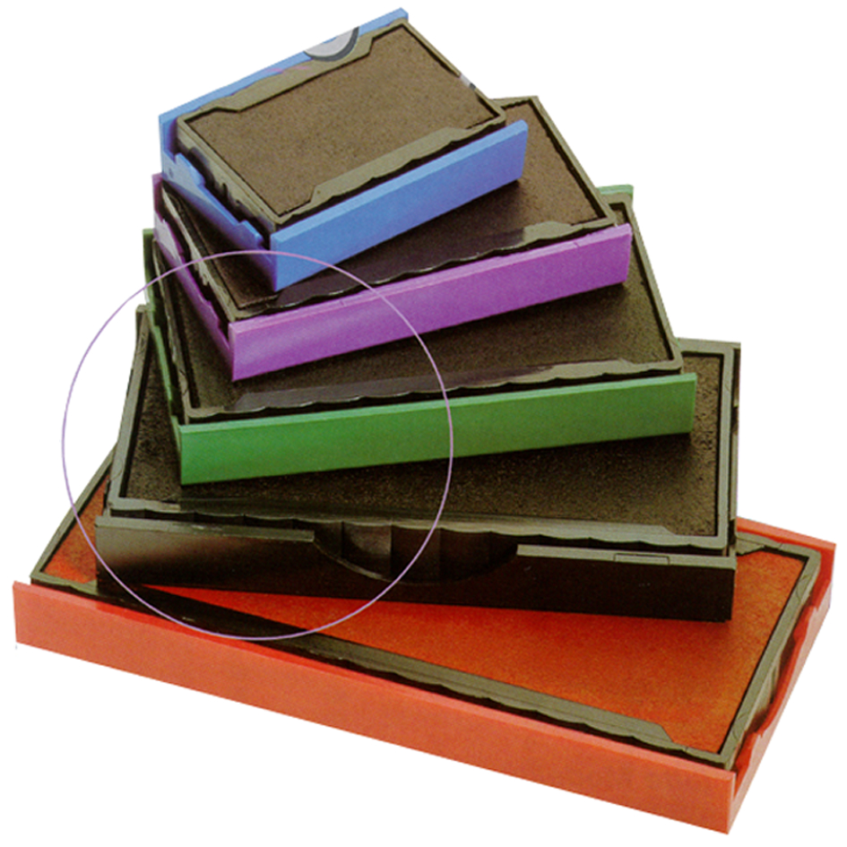 trodat Ersatzstempelkissen 6/57, blau, Doppelpack trodat Ersatzstempelkissen 6/57, blau, Doppelpack