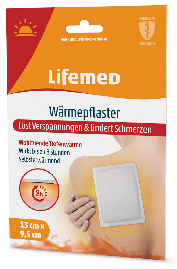Lifemed Wärmepflaster, 95 x 130 mm, weiß Lifemed Wärmepflaster, 95 x 130 mm, weiß
