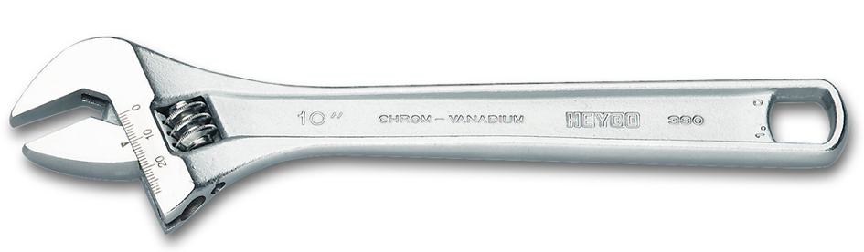 HEYCO Einmaulschlüssel, verstellbar, Länge: 255 mm