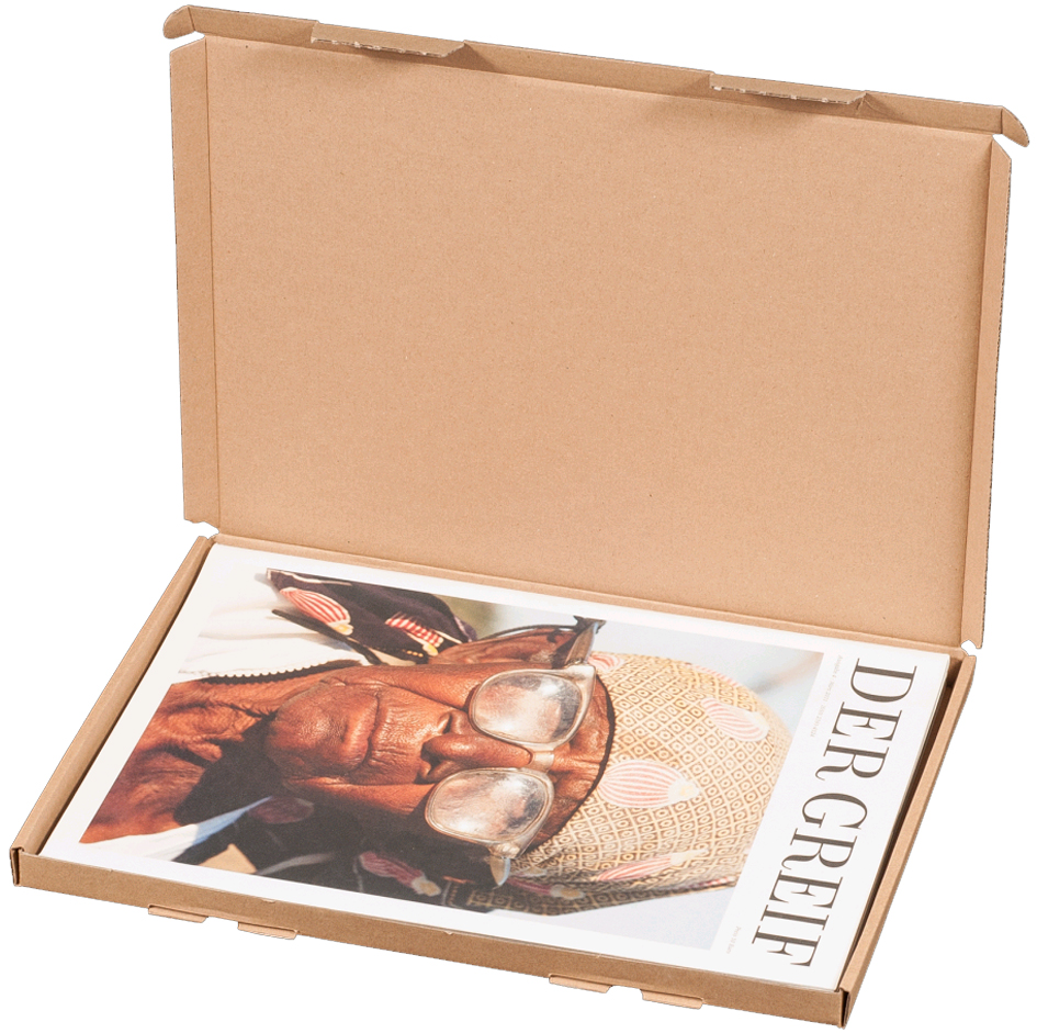 SMARTBOXPRO Großbrief-Versandkarton, DIN A4, braun