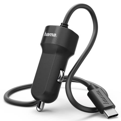 hama-Ladeadapter KFZ USB C schwarz hama-Ladeadapter KFZ USB C schwarz