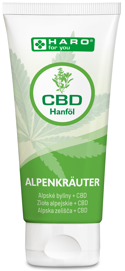HARO CBD Alpenkräutergel, 100 ml Tube