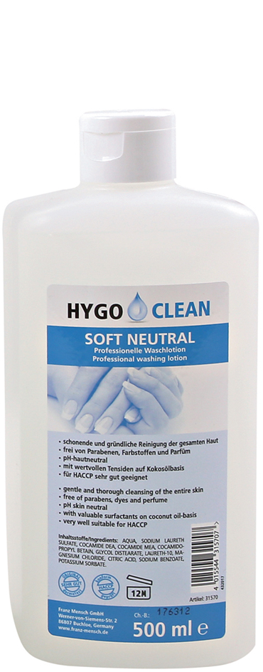 HYGOCLEAN Handwaschseife 'SOFT NEUTRAL', 5 Liter