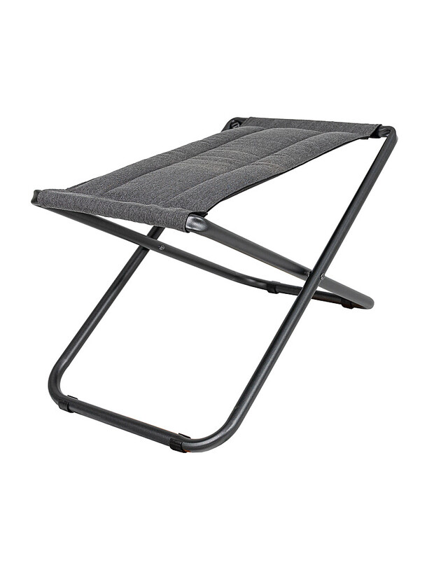 Beinauflage CRESPO Lounger Tex-Supreme Alu, Farbe grau