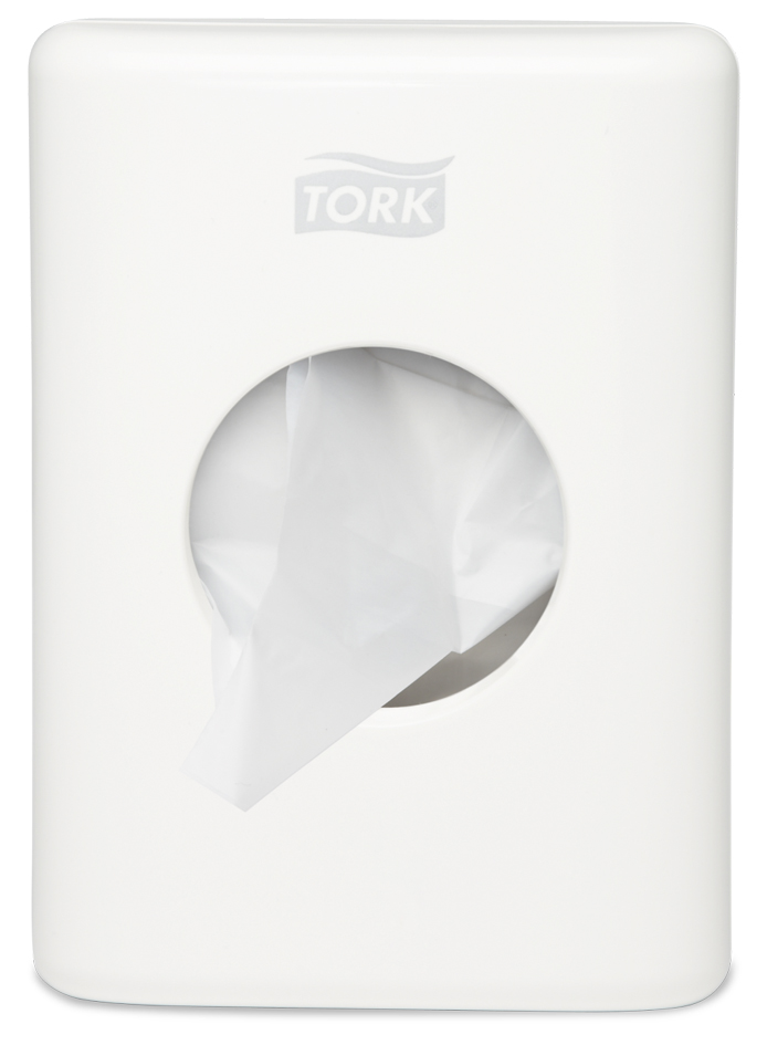 TORK Hygienebeutelspender, Kunststoff, weiß
