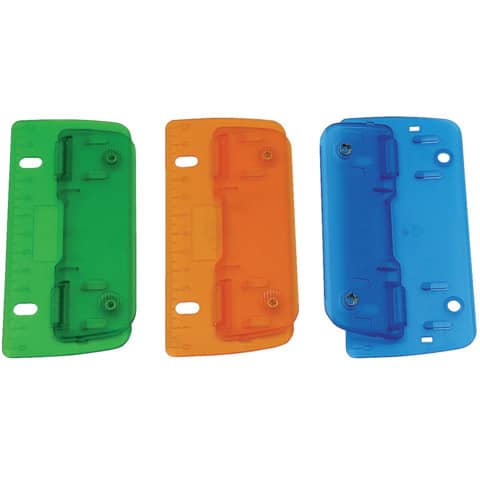 WEDO-Taschenlocher - zum abheften, sortiert, Kunststoff, Blister