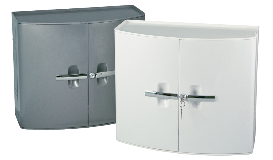 LEINA Verbandschrank Sani Cab, ohne Inhalt, silber LEINA Verbandschrank Sani Cab, ohne Inhalt, silber