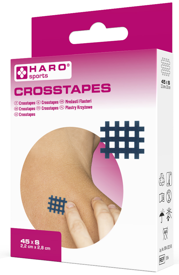 HARO Crosstape/Gitterplaster, Größe: M/L