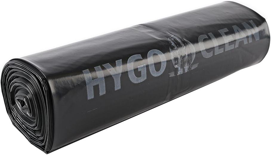 HYGOCLEAN Müllsäcke Premium, schwarz, 120 Liter, LDPE, 80my