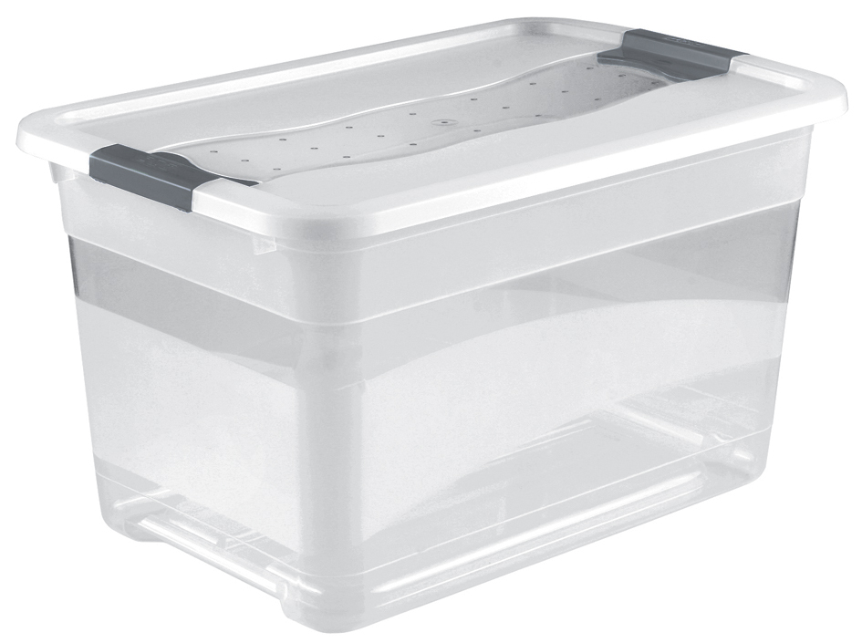 keeeper Aufbewahrungsbox 'cornelia', 52 Liter, crystal-grey
