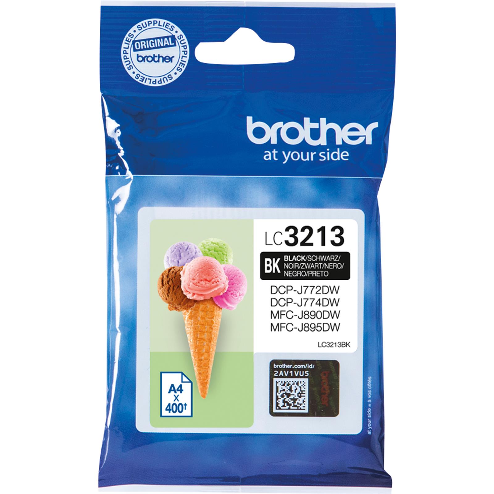 Brother-Original Brother Tintenpatrone schwarz LC-3213BK Brother-Original Brother Tintenpatrone schwarz LC-3213BK