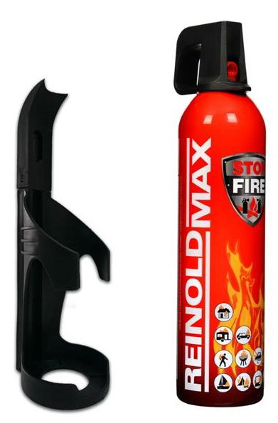 REINOLD MAX Feuerlösch-Spray 'STOP FIRE' + 3 Halterungen