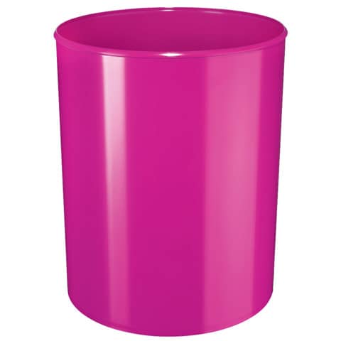 HAN-Papierkorb i-Line - 13 Liter, hochglänzend, rund, New Colours pink HAN-Papierkorb i-Line - 13 Liter, hochglänzend, rund, New Colours pink