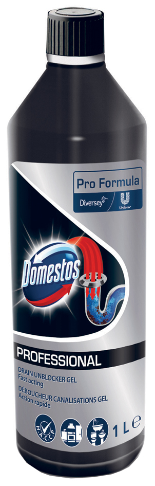 Domestos Professional Abflussreiniger, 1 Liter Domestos Professional Abflussreiniger, 1 Liter