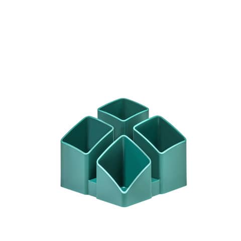 HAN-Schreibtisch-Köcher SCALA - 4 Fächern, jade grün HAN-Schreibtisch-Köcher SCALA - 4 Fächern, jade grün