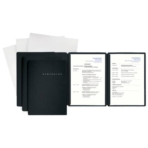 Pagna-Bewerbungsset Special Basic schwarz 3 Stück
