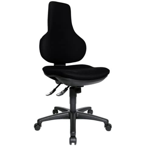 Topstar-Drehstuhl Ergo Point - schwarz, ohne Armlehnen