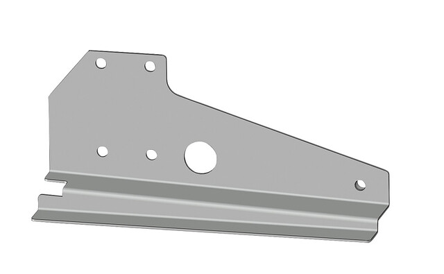 Klemmplatten-Satz easydriver Rahmenadapter M smart links u. rechts bis 1.800 kg für Rangiersystem