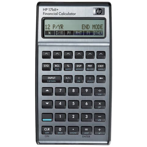 Hewlett Packard HP-Finanztaschenrechner 17BIIPLUS - Financial Calculator Hewlett Packard HP-Finanztaschenrechner 17BIIPLUS - Financial Calculator
