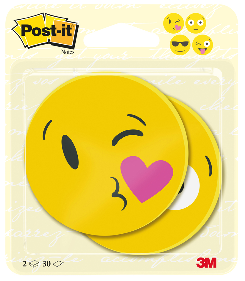 Post-it Haftnotizen Notes 'Face Design', 4 Motive