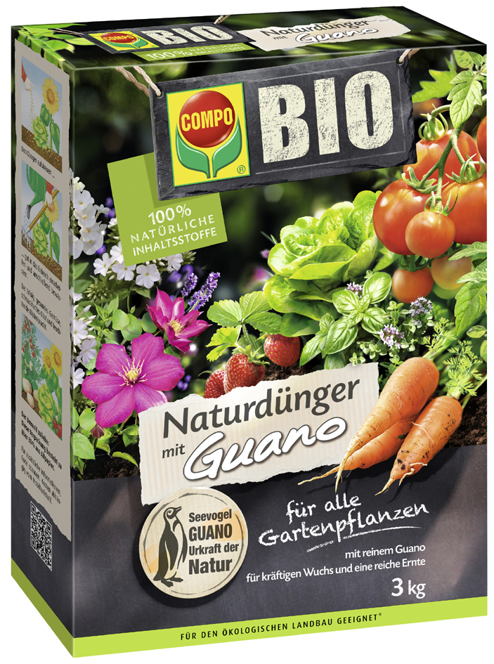 COMPO BIO NaturDünger Guano, 1 kg