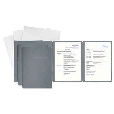 Pagna-Bewerbungsset Special Basic grau 3 Stück