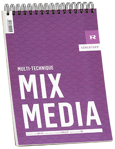 RÖMERTURM Künstlerblock 'MIX MEDIA', DIN A4, 30 Blatt