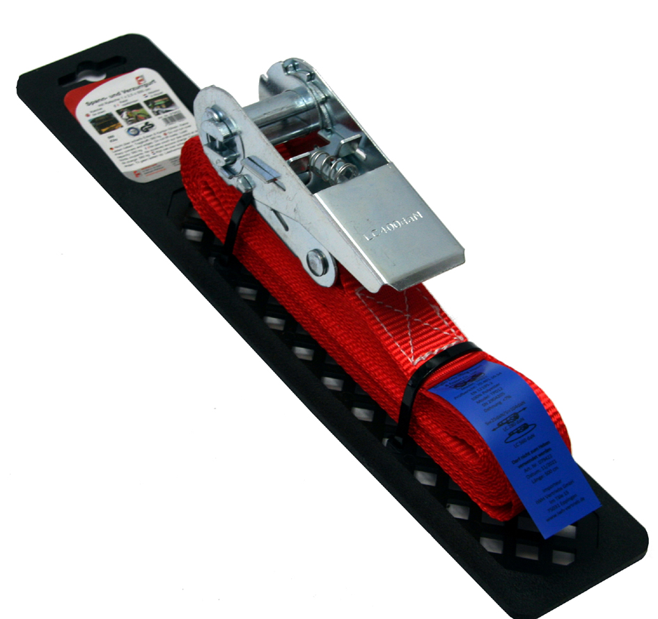 IWH Spann- und Verzurrgurt mit Ratsche, 25 mm x 5,0 m IWH Spann- und Verzurrgurt mit Ratsche, 25 mm x 5,0 m