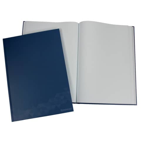 DONAU-Geschäftsbuch - A4, 96 Blatt, 70g/qm, blanko, blau